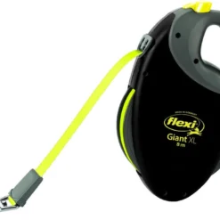 Flexi Giant Neon XL Met Band Geel 8 Mtr