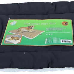 Boon Ligkussen Cozy Duo Antraciet/wit -Aanbiedingen Snoef Poot Winkel 0210782