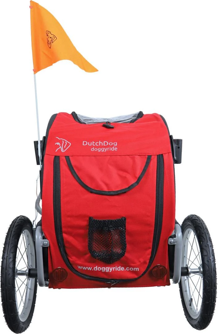 DoggyRide Hondenfietskar Mini 20 Rood/Zwart 3 DoggyRide Hondenfietskar Mini 20 Rood/Zwart - Afbeelding 3