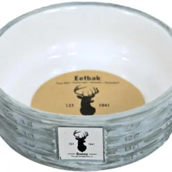 Boony Est. 1941 Voerbak Steen Wicker Grey