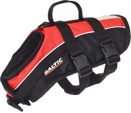 Baltic Hondenzwemvest Mascot Oranje/Zwart 1 Baltic Hondenzwemvest Mascot Oranje/Zwart