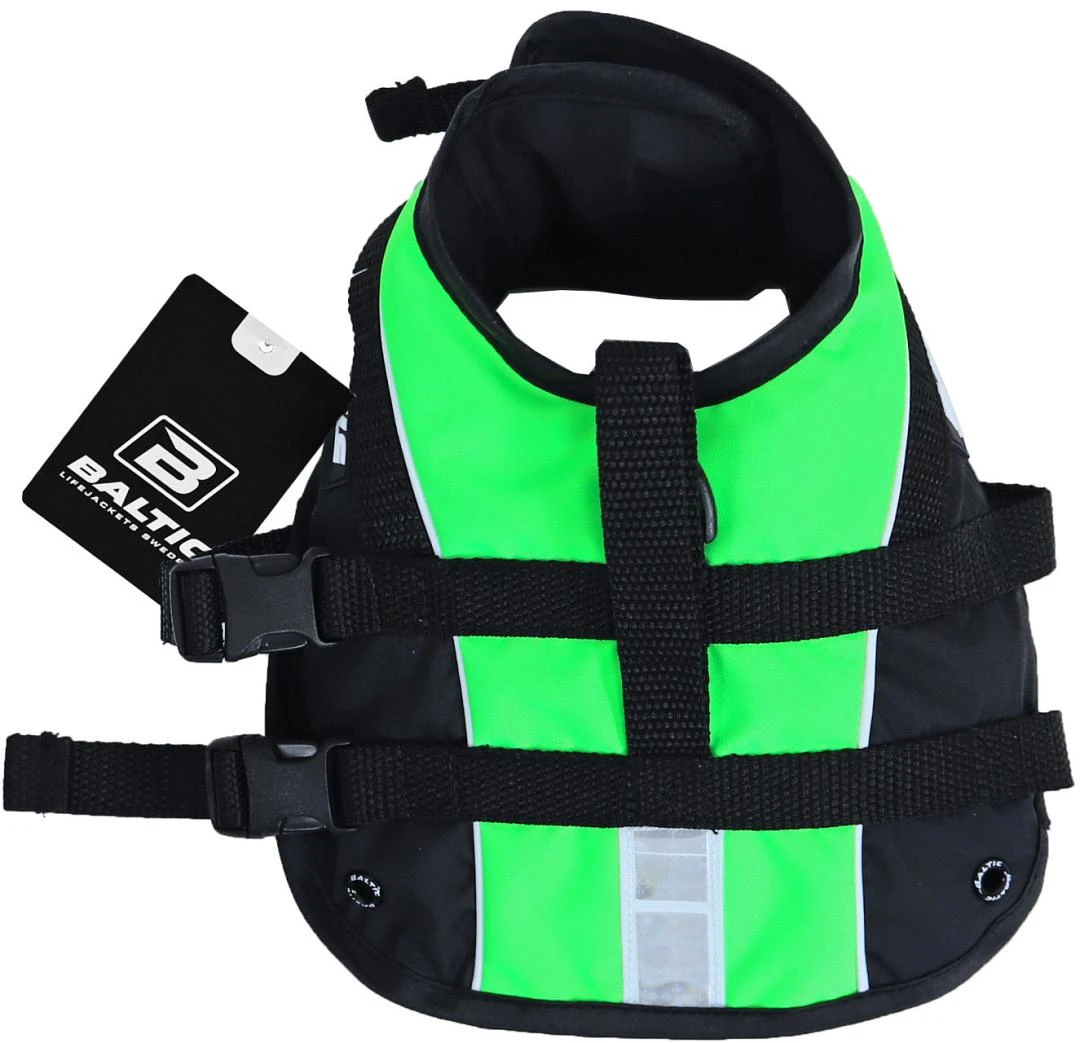 Baltic Hondenzwemvest Mascot Groen/Zwart 2 Baltic Hondenzwemvest Mascot Groen/Zwart - Afbeelding 2