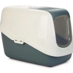 Savic Kattenbak Nestor Blauw/wit