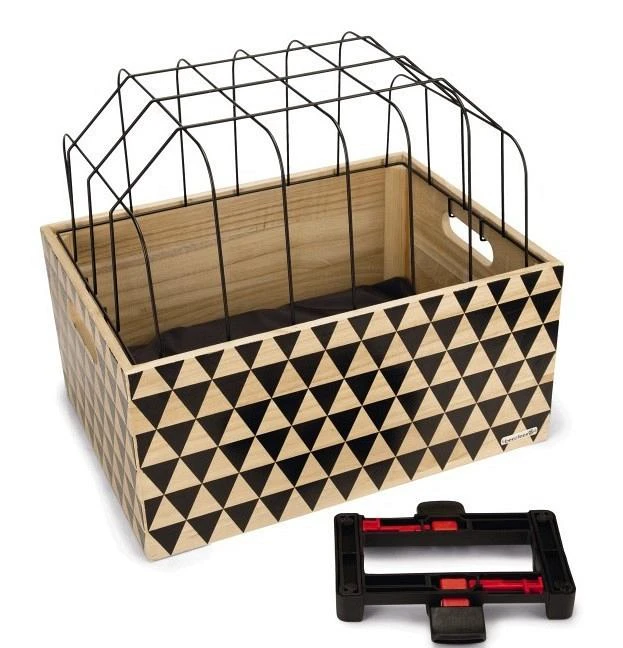 Beeztees Houten Fietsmand Touring Met Kap 1 Beeztees Houten Fietsmand Touring Met Kap