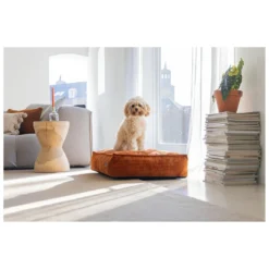 Designed By Lotte Hondenkussen Ribbed Terracotta -Aanbiedingen Snoef Poot Winkel 0716267 2