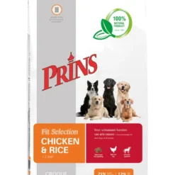 Prins Hondenvoer Fit Selection Chicken & Rice 15 Kg