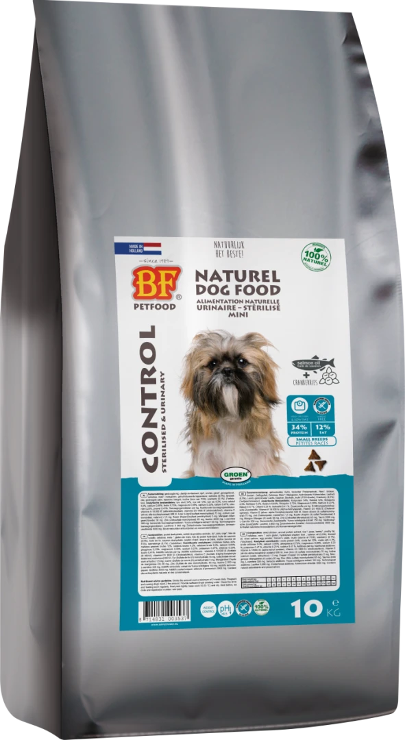 BF Petfood Hondenvoer Control Small Breed 10 Kg 1 BF Petfood Hondenvoer Control Small Breed 10 Kg