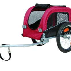 TRIXIE Hondenfietskar Zwart/rood