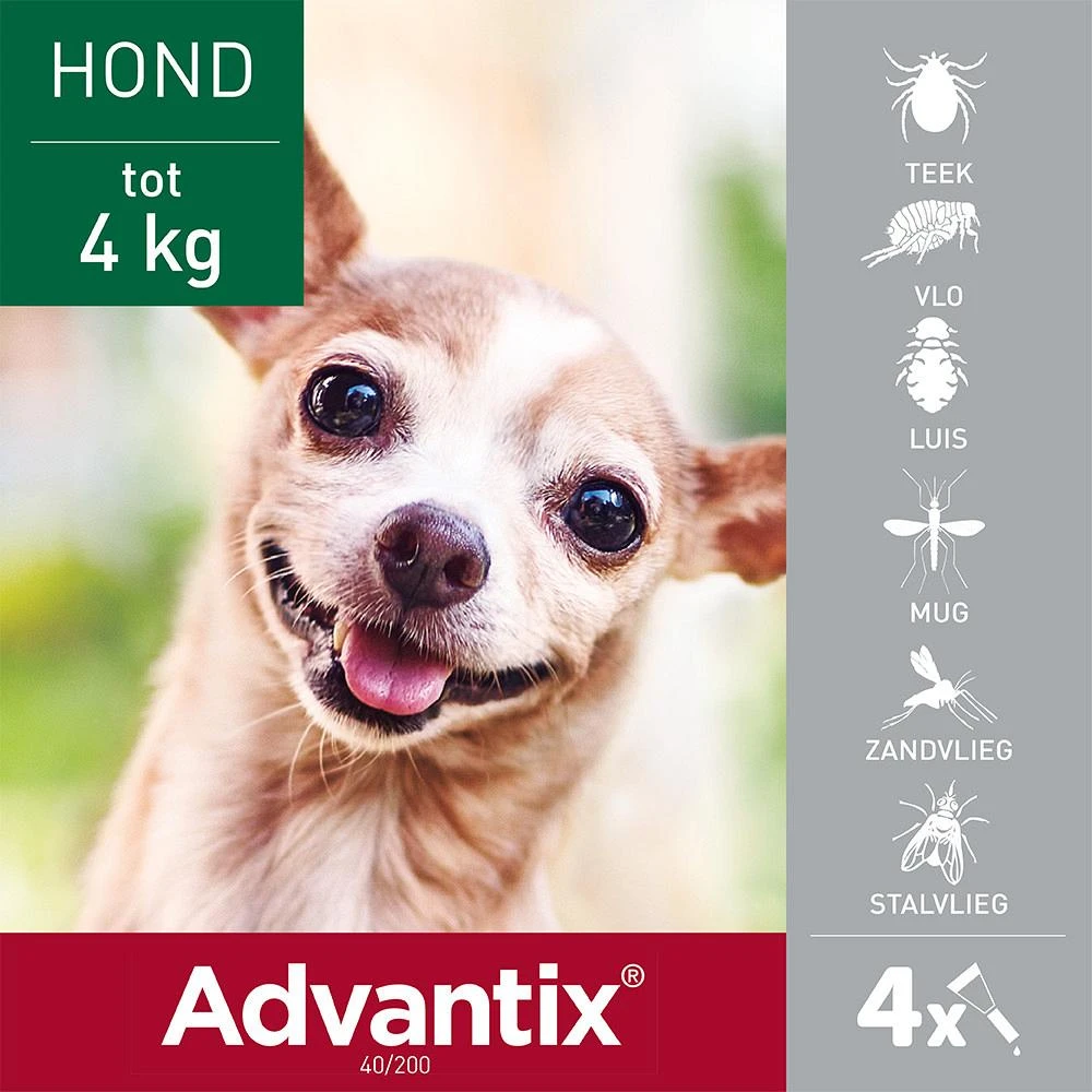Advantix 40 4 Pipetten 2 Advantix 40 4 Pipetten - Afbeelding 2