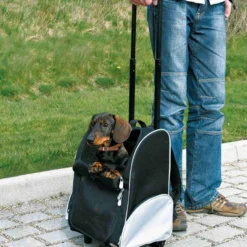 TRIXIE Trolley Hond Zwart/grijs -Aanbiedingen Snoef Poot Winkel 4011905028804 2