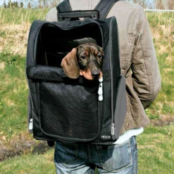 TRIXIE Trolley Hond Zwart/grijs -Aanbiedingen Snoef Poot Winkel 4011905028804 3