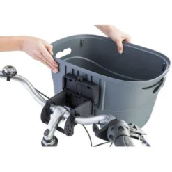 TRIXIE Fietsmand Voor Aan Het Stuur Grijs -Aanbiedingen Snoef Poot Winkel 4011905130965 6