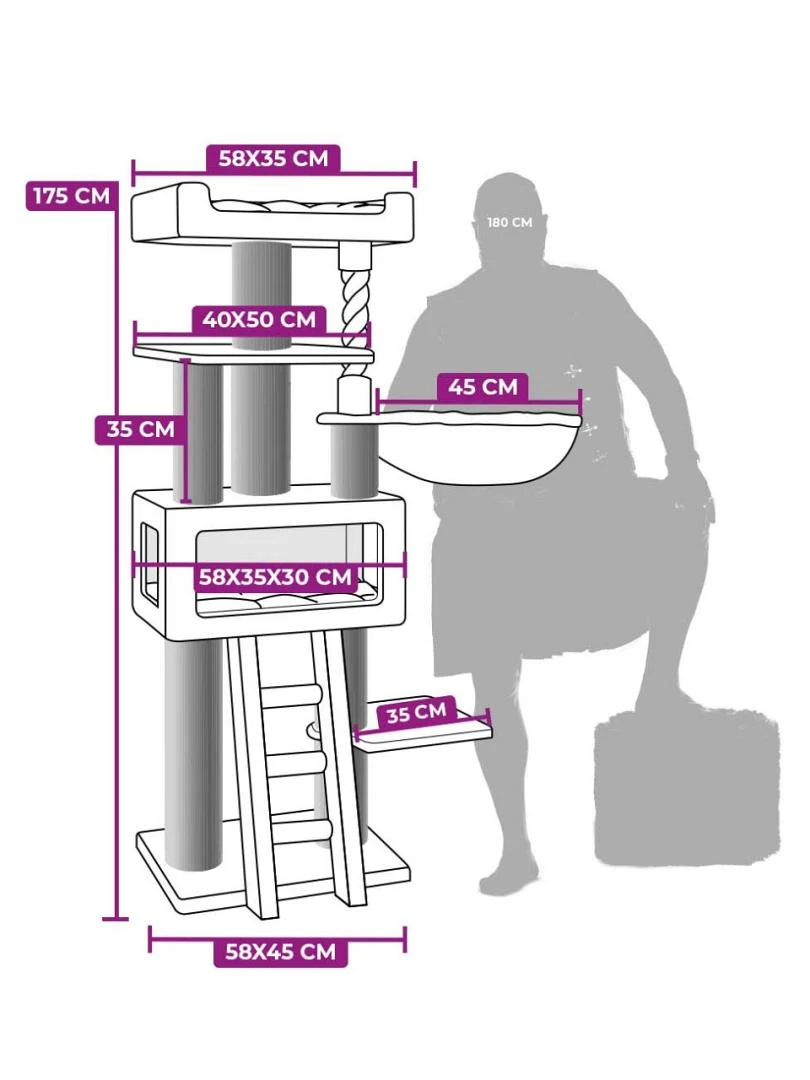 Petrebels Krabmeubel Lucky Bastards Parklane 175 Cream 2 Petrebels Krabmeubel Lucky Bastards Parklane 175 Cream - Afbeelding 2