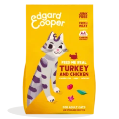 Edgard & Cooper Kattenvoer Adult Kalkoen En Kip 2 Kg