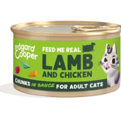 Edgard & Cooper Kattenvoer Lam & Kip Chunks 85 Gr