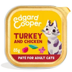 Edgard & Cooper Kattenvoer Adult Kalkoen & Kip Paté 85 Gr