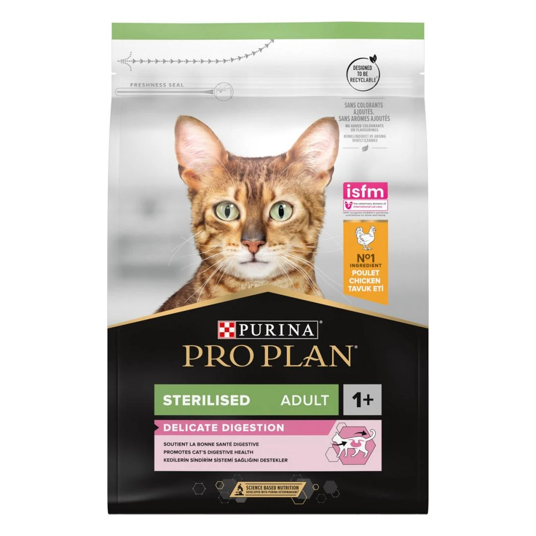 Pro Plan Kattenvoer Sterilised Adult 1+ Kip 3 Kg 2 Pro Plan Kattenvoer Sterilised Adult 1+ Kip 3 Kg - Afbeelding 2