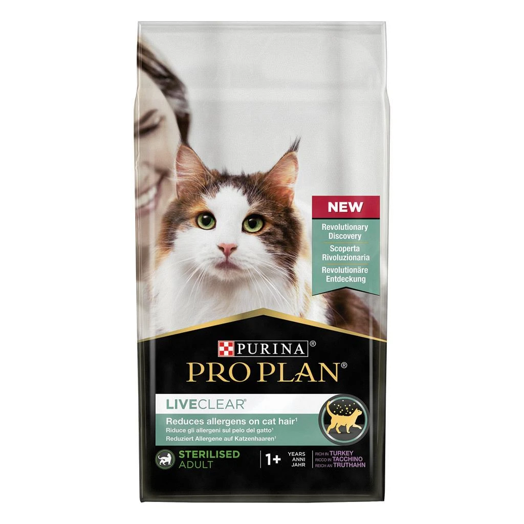 Pro Plan Kattenvoer Liveclear Sterilised Adult Kalkoen 1,4 Kg 1 Pro Plan Kattenvoer Liveclear Sterilised Adult Kalkoen 1,4 Kg