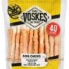Voskes Rawhide Met Kip Twist 40 St