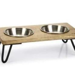 Designed By Lotte Voer- En Drinkbak Linga Bruin