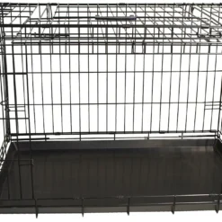 Boon Premium Hondenbench Met Deur En Schuifdeur Zwart