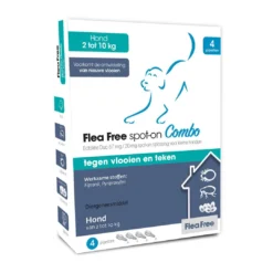 Flea Free Spot-On Combo Hond 2 - 10 Kg 4 Pipetten