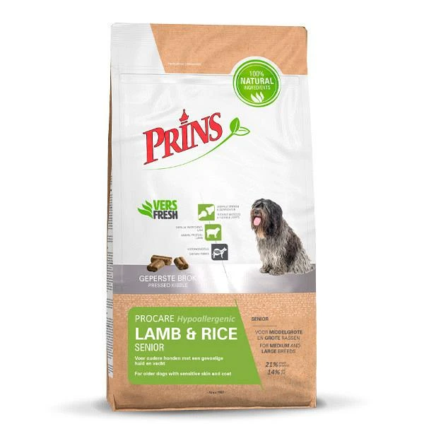 Prins Hondenvoer ProCare Lamb & Rice Senior 15 Kg 1 Prins Hondenvoer ProCare Lamb & Rice Senior 15 Kg