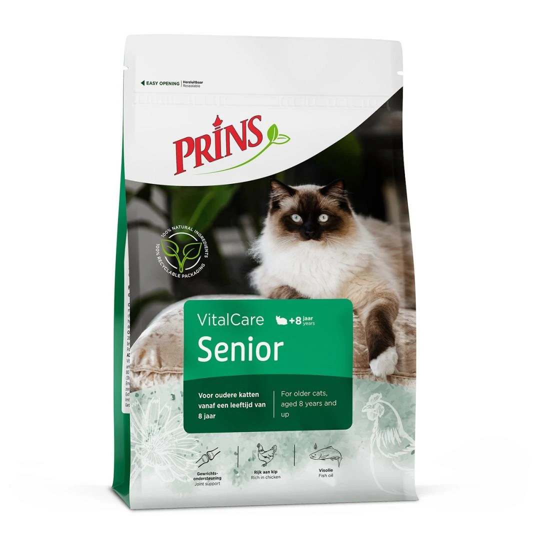 Prins Kattenvoer VitalCare Senior 1,5 Kg 1 Prins Kattenvoer VitalCare Senior 1,5 Kg