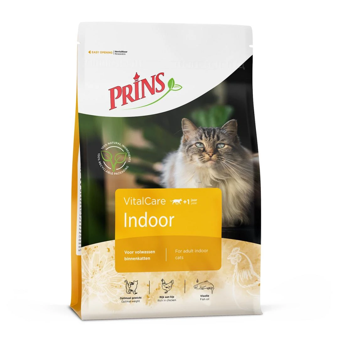 Prins Kattenvoer VitalCare Indoor 1,5 Kg 1 Prins Kattenvoer VitalCare Indoor 1,5 Kg