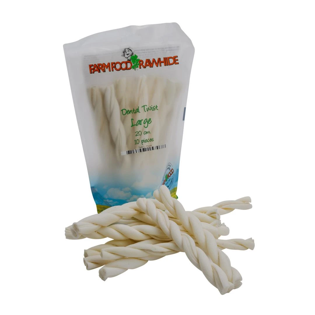 Farm Food Dental Twist L 10 St 2 Farm Food Dental Twist L 10 St - Afbeelding 2