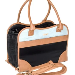 Innopet Schoudertas Hond Traveler Urban Black/cognac