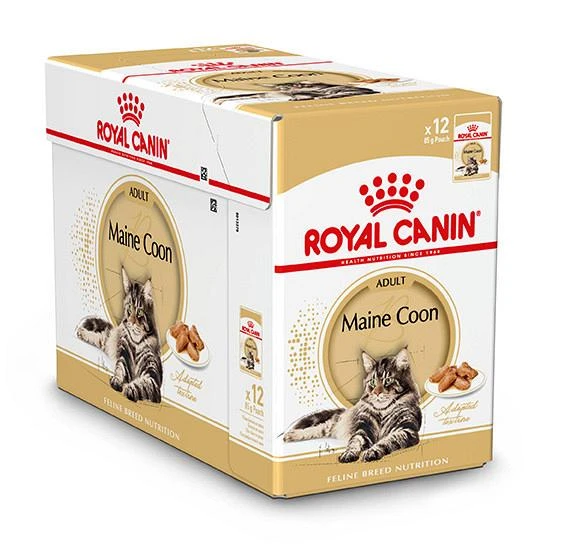 Royal Canin Kattenvoer Maine Coon Adult 12 X 85 Gr 1 Royal Canin Kattenvoer Maine Coon Adult 12 X 85 Gr