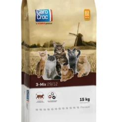 CaroCroc Kattenvoer 3-Mix 15 Kg