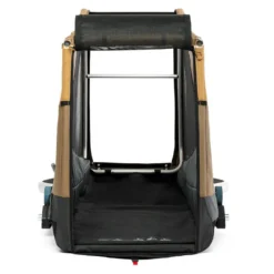 Croozer Hondenfietskar Dog Tammo Geel + Gratis Kussen -Aanbiedingen Snoef Poot Winkel Croozer Dog Tammo Sundown yellow Rueckansicht 035 WEB 001