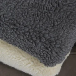 SnObbs Teddy Overtrek Dalton Grijs -Aanbiedingen Snoef Poot Winkel Dalton teddy snObbs overtrek hoes beige grey 1