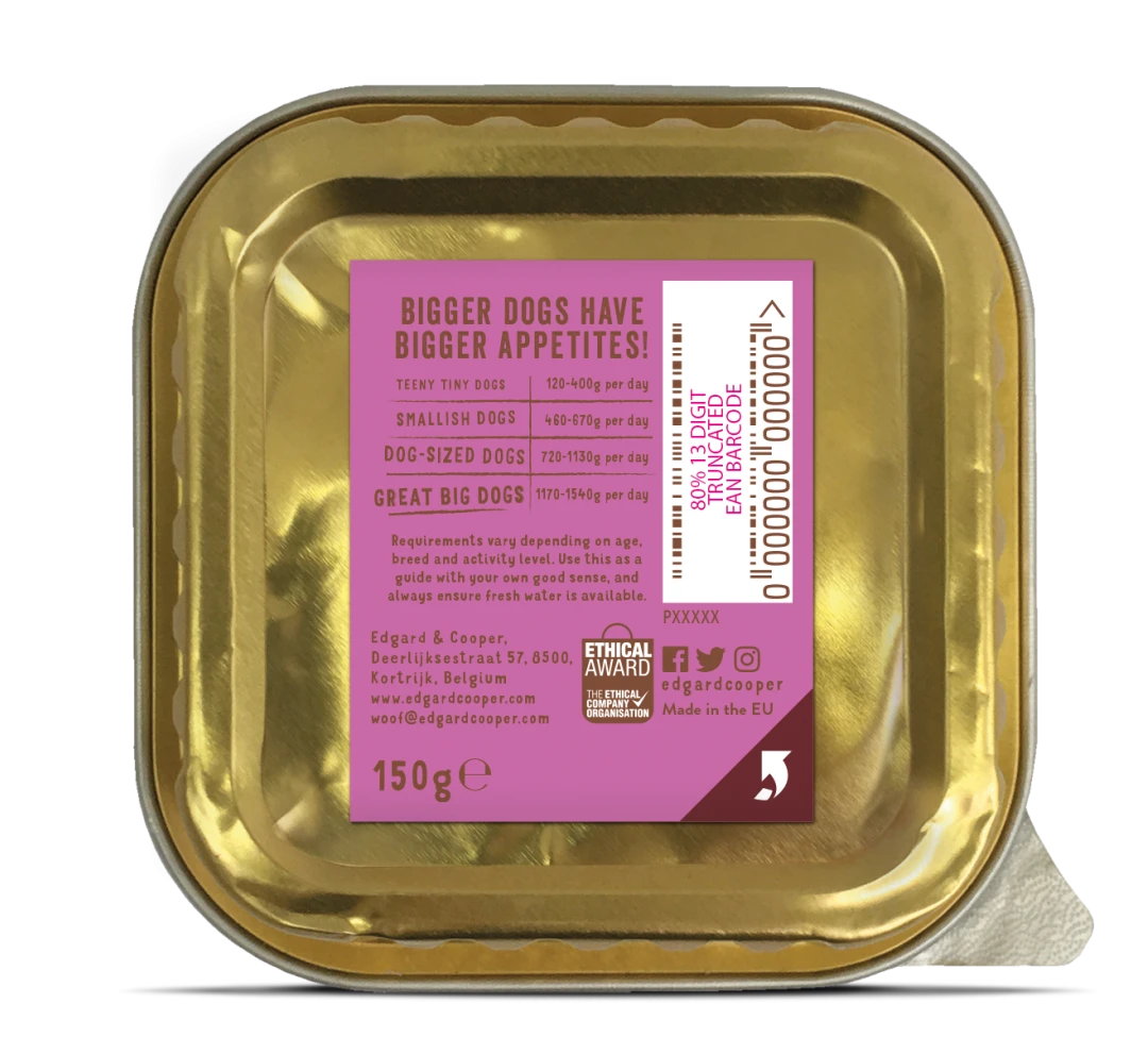 Edgard & Cooper Hondenvoer Adult Wild En Eend 150 Gr 2 Edgard & Cooper Hondenvoer Adult Wild En Eend 150 Gr - Afbeelding 2