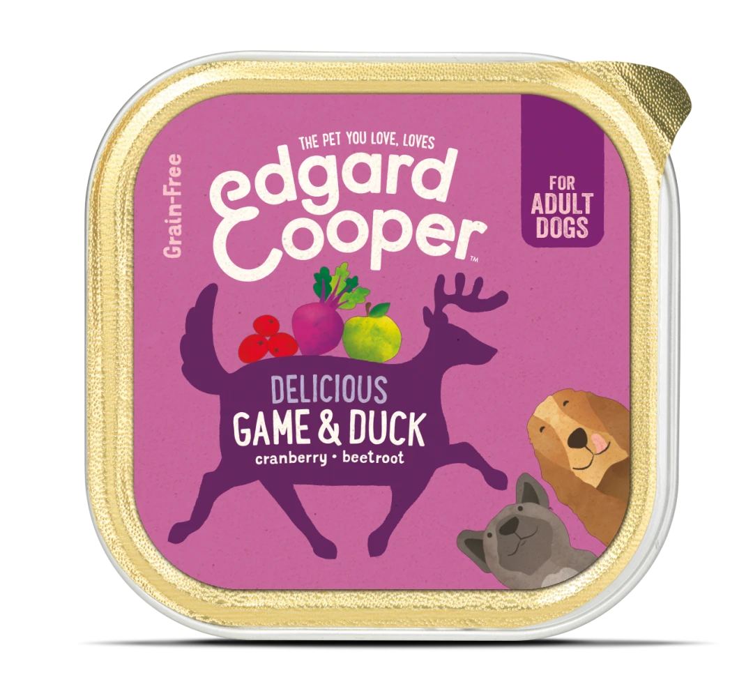 Edgard & Cooper Hondenvoer Adult Wild En Eend 150 Gr 1 Edgard & Cooper Hondenvoer Adult Wild En Eend 150 Gr