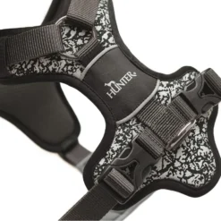 Hunter Hondentuig Divo Reflective Zwart/Grijs -Aanbiedingen Snoef Poot Winkel HUNTER 20111 68958 003 20 original