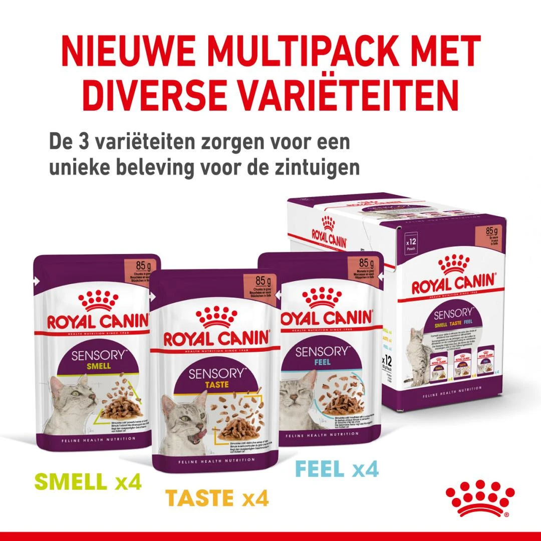 Royal Canin Kattenvoer Sensory In Gravy 12 X 85 Gr 2 Royal Canin Kattenvoer Sensory In Gravy 12 X 85 Gr - Afbeelding 2