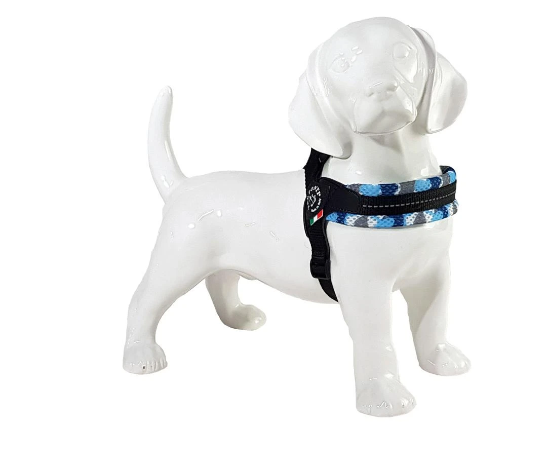 Tre Ponti Hondentuig Mesh Fibbia Reflective Verstelbaar Camou Blauw 1 Tre Ponti Hondentuig Mesh Fibbia Reflective Verstelbaar Camou Blauw