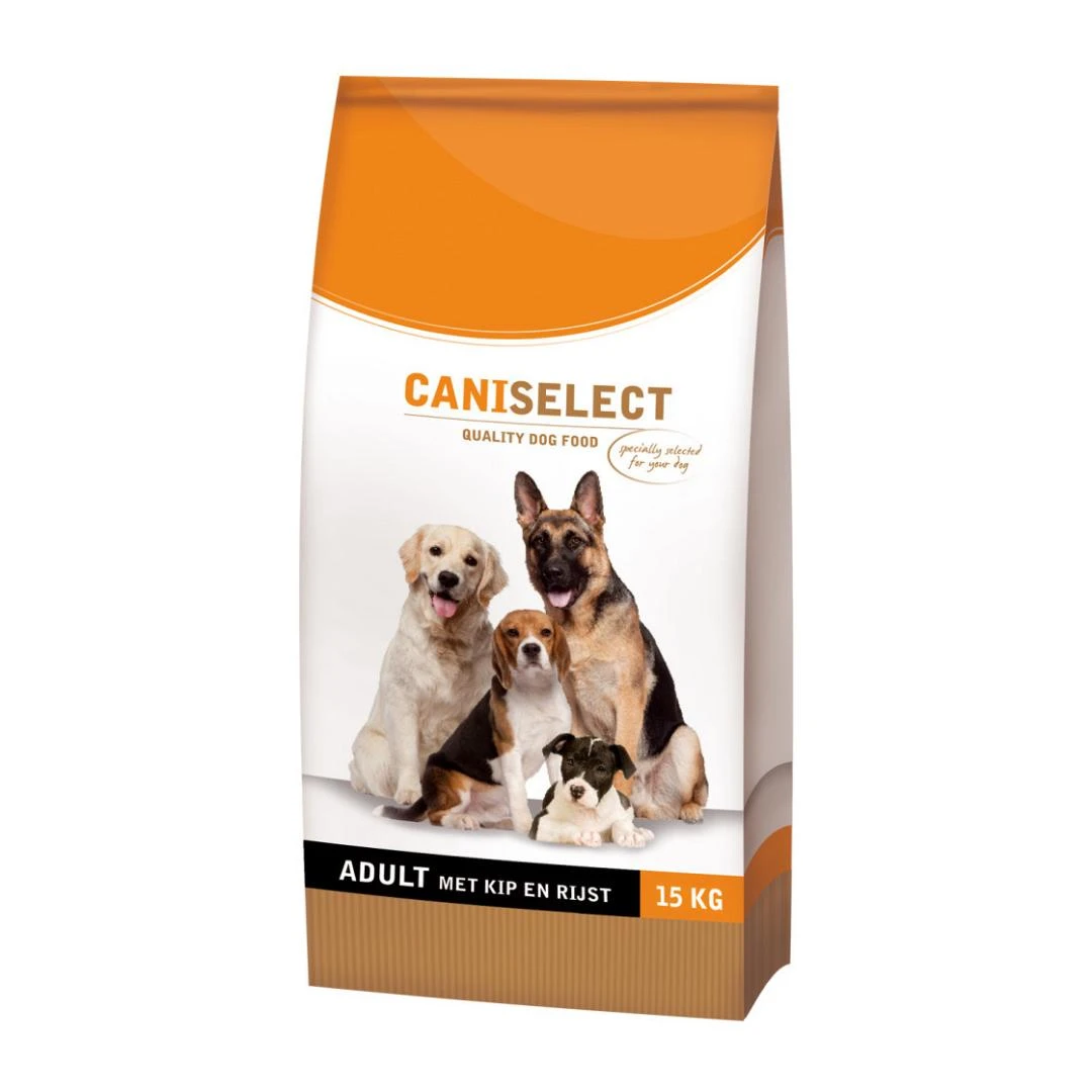 Caniselect Hondenvoer Adult Kip & Rijst 15 Kg 1 Caniselect Hondenvoer Adult Kip & Rijst 15 Kg