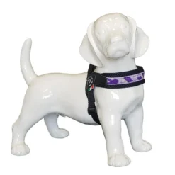 Tre Ponti Hondentuig Fibbia Penny Camou Zwart/violet