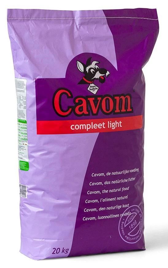 Cavom Hondenvoer Compleet Light 20 Kg 1 Cavom Hondenvoer Compleet Light 20 Kg