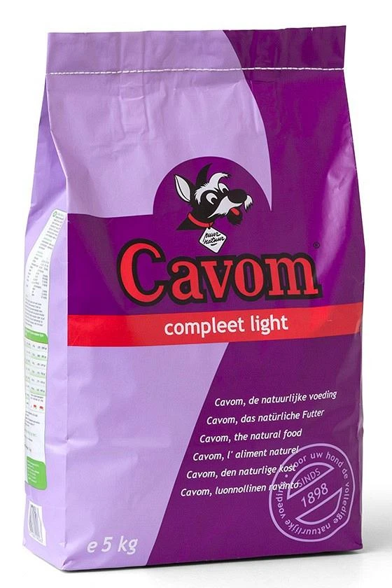 Cavom Hondenvoer Compleet Light 5 Kg 1 Cavom Hondenvoer Compleet Light 5 Kg