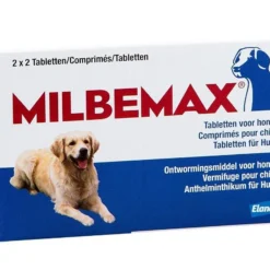 Milbemax Tabletten Hond 10 - 75 Kg 4 St