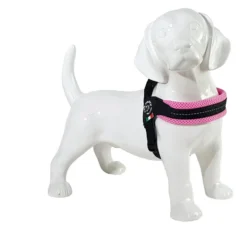 Tre Ponti Hondentuig Mesh Fibbia Reflective Verstelbaar Lichtroze