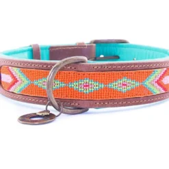 Dog With A Mission Halsband Tiger Lily -Aanbiedingen Snoef Poot Winkel tigerlily 4cm halsband